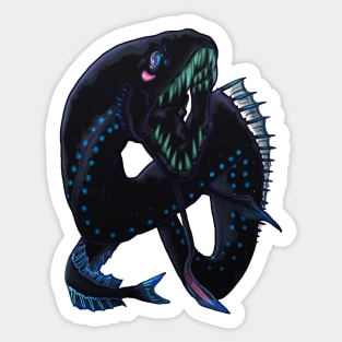 Scaleless Black Dragonfish Sticker